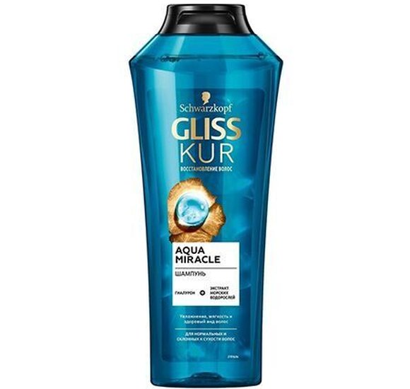 Шампунь Gliss Kur 400мл Aqua Miracle купить с доставкой в Канске
