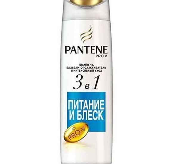 Шампунь Pantene 360мл Питание и блеск 3в1 купить с доставкой в Канске