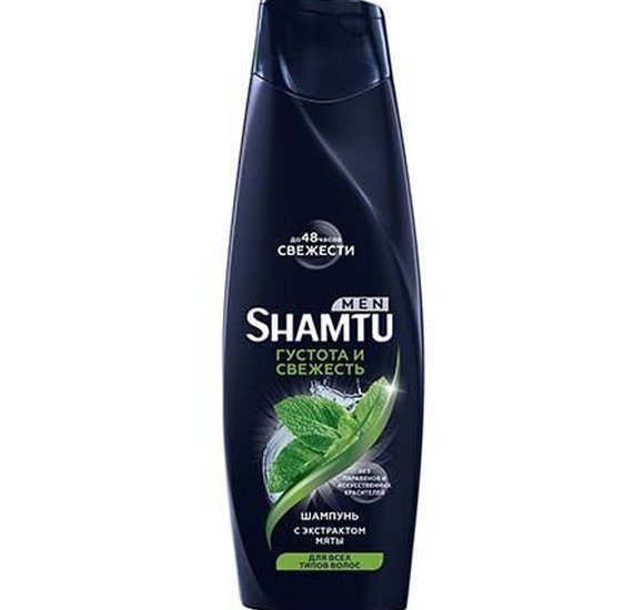 Шампунь Shamtu 360мл Густота и свежесть с экстактом мяты купить с доставкой в Канске