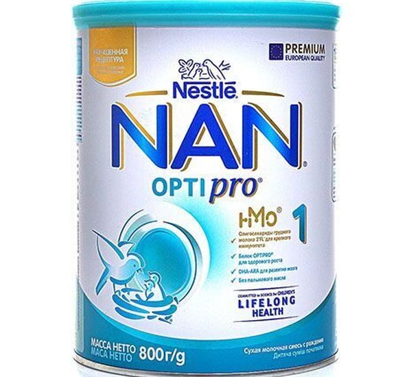 Смесь Nestle NAN 1 молочная с рождения 800г купить с доставкой в Канске