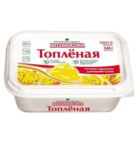 Фото товара Смесь топленая растительно жировая 99,7% 340г Хозяюшка ванна