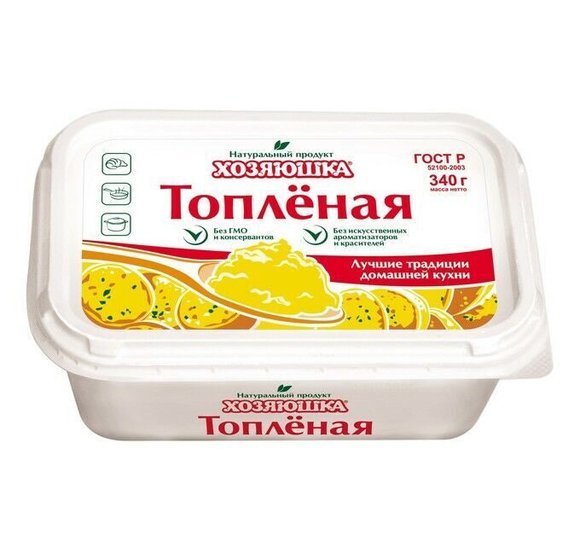 Смесь топленая растительно жировая 99,7% 340г Хозяюшка ванна купить с доставкой в Канске