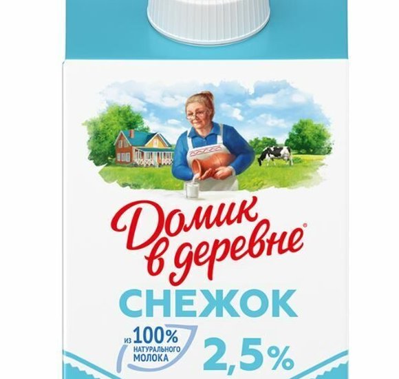 Снежок Домик в деревне 2,5% 475г БЗМЖ купить с доставкой в Канске