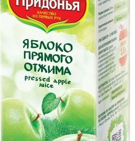 Фото товара Сок Сады Придонья Яблоко прямого отжима 1л