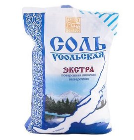 Фото товара Соль Экстра Усольская 1кг