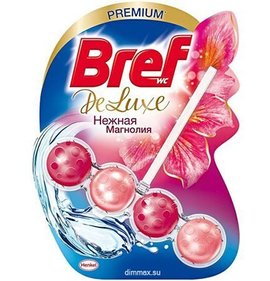 Фото товара Средство чистящее для унитаза Bref ДеЛюкс Нежная магнолия 50г