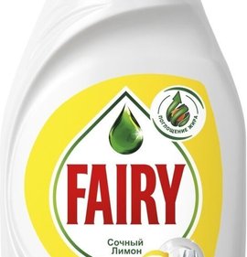 Фото товара Средство для мытья посуды Fairy 450мл Сочный Лимон//