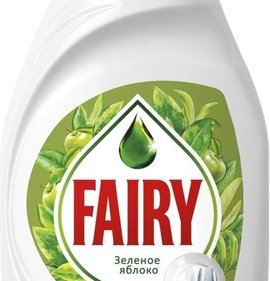 Фото товара Средство для мытья посуды Fairy 450мл Зеленое яблоко//*