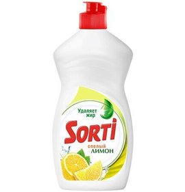 Фото товара Средство для мытья посуды Sorti Лимон 450мл///