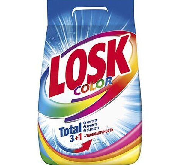 Стир порошок Losk авт 2,7кг Колор купить с доставкой в Канске