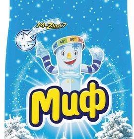 Фото товара Стир порошок Миф авт 2кг Морозная Свежесть///*