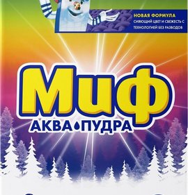 Фото товара Стир порошок Миф авт 400г Свежий цвет///*