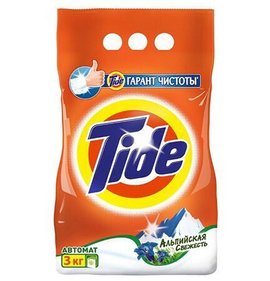 Фото товара Стир порошок Tide авт 3кг Альпийская Свежесть