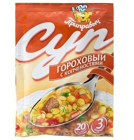 Фото товара Суп Приправыч Гороховый с копченостями 60г
