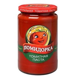 Фото товара Томатная паста Помидорка 250г ст/б