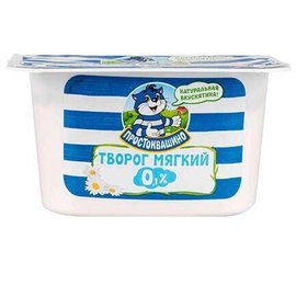 Фото товара Творог Простоквашино мягкий 0.1% 130г БЗМЖ