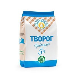 Фото товара Творог Сибиржинка Традиция 5% 500г БЗМЖ