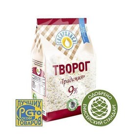 Фото товара Творог Сибиржинка Традиция 9% 200г БЗМЖ