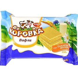 Фото товара Вафли РотФронт 150г Коровка топленое молоко