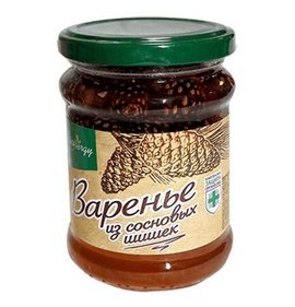 Фото товара Варенье Сава 300г из сосновых шишек ст/б