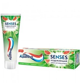 Фото товара Зубная паста Aquafresh Senses Освежающий Арбуз 75мл
