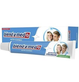 Фото товара Зубная паста Blend-a-med Анти-кариес Деликатное отбеливание Свежая мята 100мл