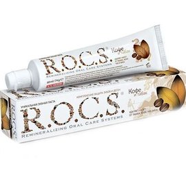 Фото товара Зубная паста ROCS Кофе и табак 74г