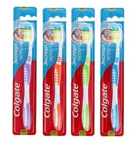 Фото товара Зубная щетка Colgate Экстра чистота сред жест//