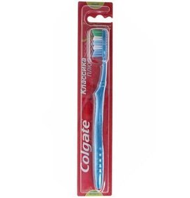 Фото товара Зубная щетка Colgate Классика плюс средняя жесткость